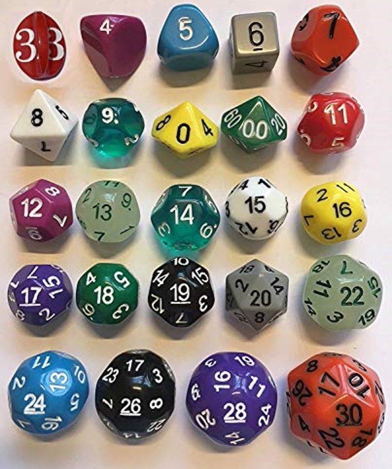 multi-sided dice