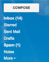 Gmail sidebar