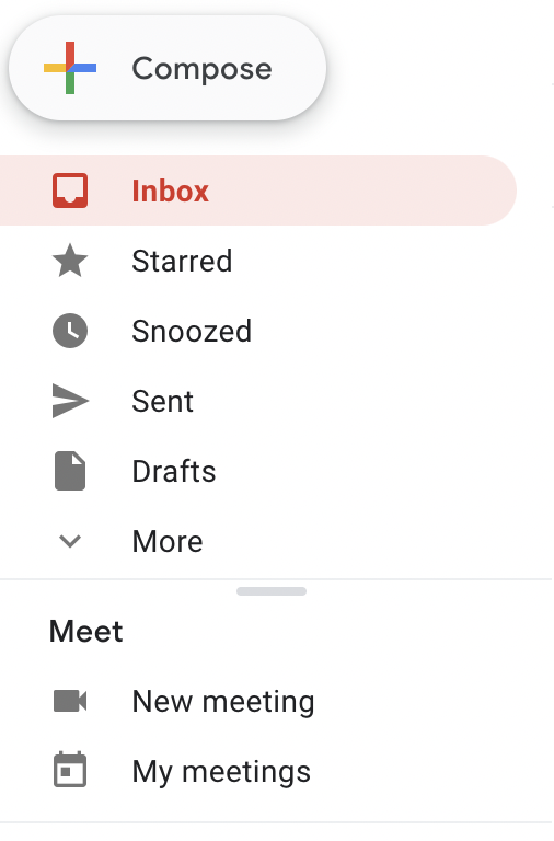 Gmail sidebar