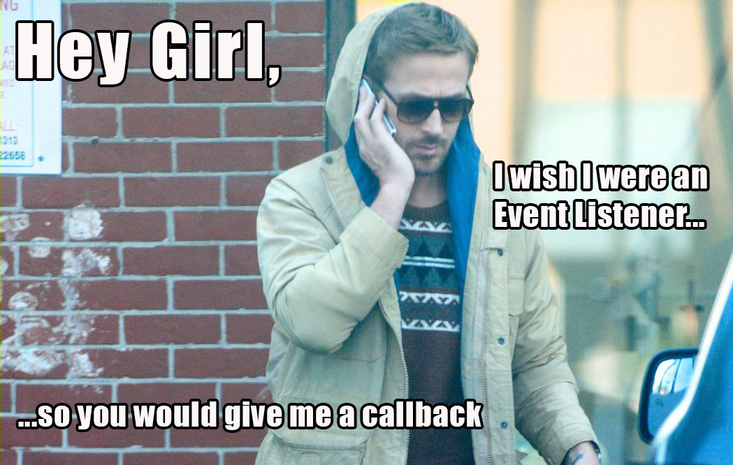 Ryan Gosling asking for a callback